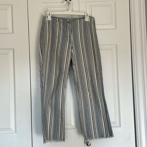 Blue & White Stripped Pants